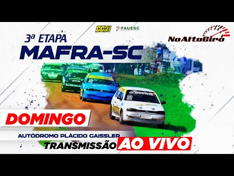 [DOMINGO] 3ª ETAPA CCA 2022 - MAFRA/SC - CAMPEONATO CATARINENSE DE AUTOMOBILISMO