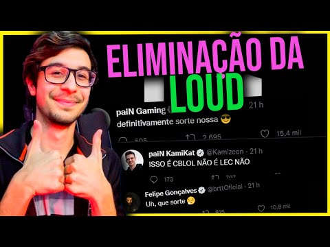 REVOLTA REAGINDO A ELIMINAÇÃO DA LOUD NO CBLOL