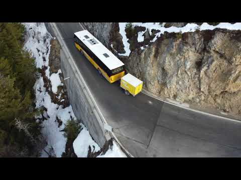 PostAuto Linie 182/183 Davos - Platz nach Chur Via Lenzerheide