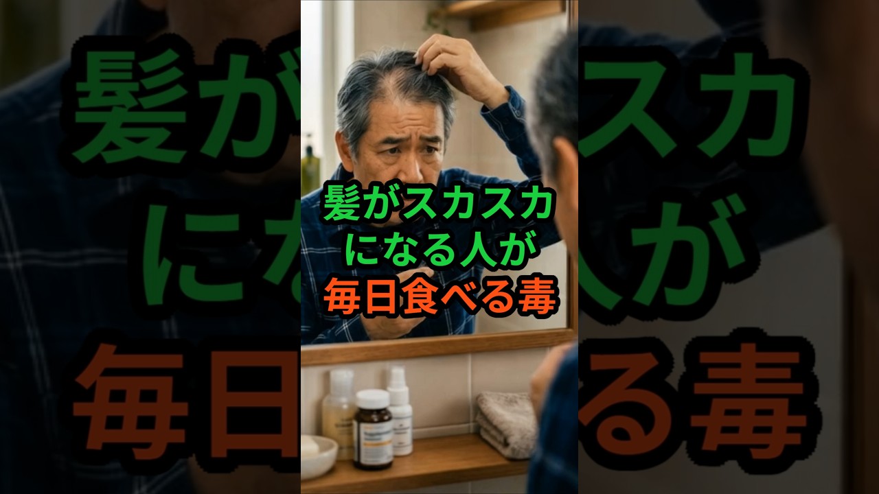 髪がスカスカになる人が毎日食べる毒　#プチ知識 #シニア #豆知識 #健康