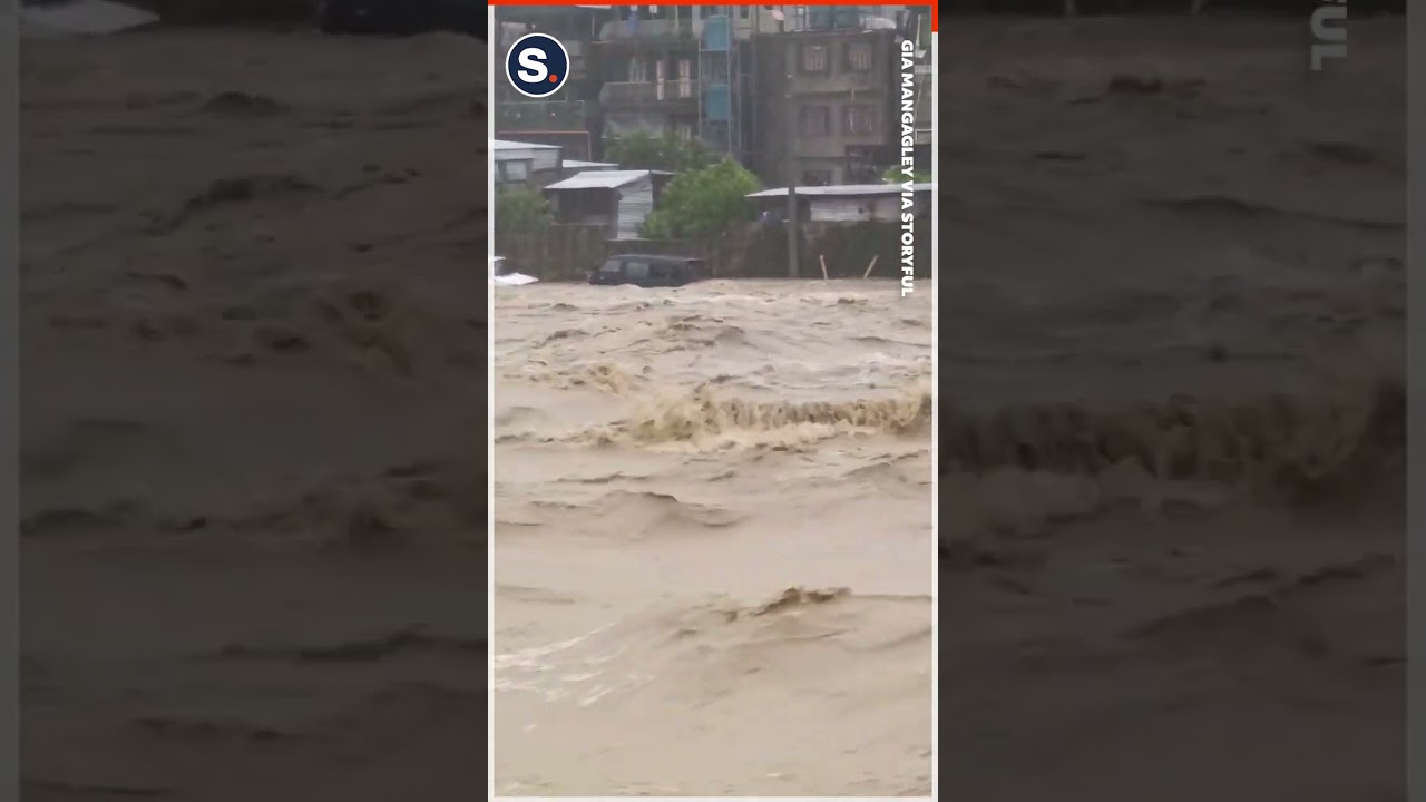 Chico River Roars as Typhoon Impacts Philippines