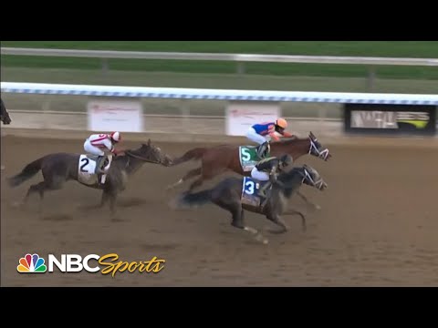 Wood Memorial 2021 ends with biggest upset in race history (FULL RACE) | NBC Sports