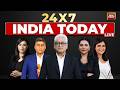 India Today TV LIVE Congress Protest Outside PM Modi S House CJP Protest Monsoon Session Day 2