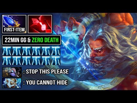 MOST BRUTAL ZEUS EVER First Item Scepter Non-Stop Nimbus Deleted Pro Tinker in 2 Seconds DotA 2