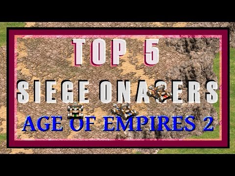 Top 5 Siege Onager Civs AoE2!