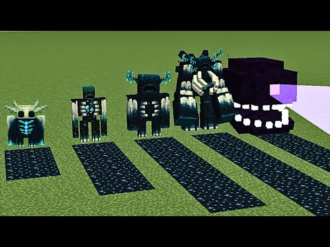 Which of the All Warden and Wither Storm Mobs will generate more Sculk ?