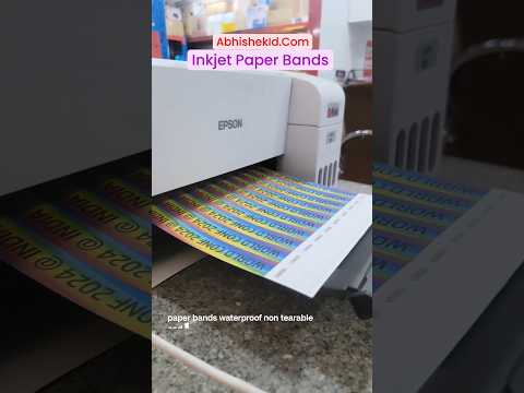 Custom printed multicolour paper bands