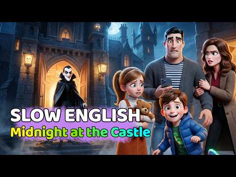 Midnight at the Castle | Easy English Listening Practice for Beginners (A1 - A2 Level)