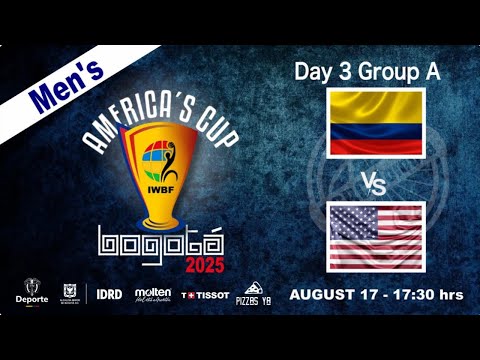 Colombia 🇨🇴 vs USA 🇺🇸 | Day 3 – Men’s Group Stage | 2025 IWBF Americas Cup