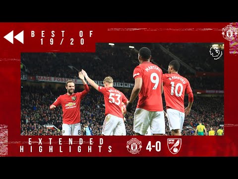 Best of 19/20 | Manchester United 4-0 Norwich | Reds sink the Canaries