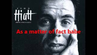 John Hiatt - Thank You Girl (Lyrics)