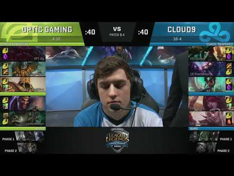 LCS NA Spring 2018 - OPT vs C9 - W8D1