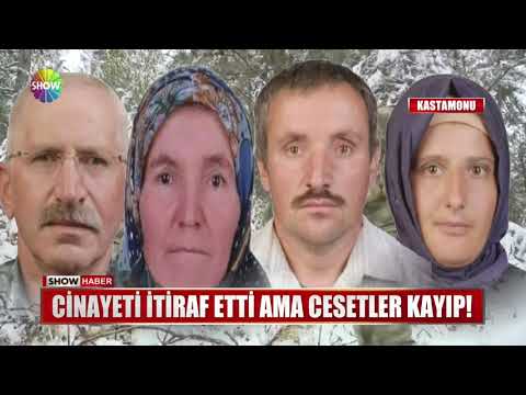 Cinayeti itiraf etti ama cesetler kayıp!