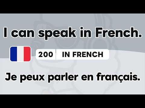 🇫🇷 200 French Phrases 49 Patterns for Beginners Part 3