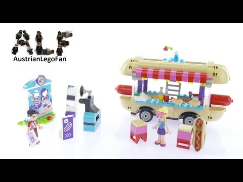 Vidéo LEGO Friends 41129 : La camionnette à hot-dogs du parc d'attractions