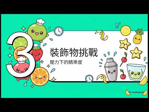 飲料調製丙級 6分鐘吧檯準備攻略