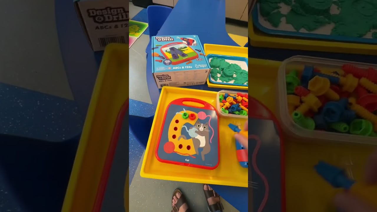 Here’s a quick look at what you might find at my letter table! ✨ This hands-on, multisensory