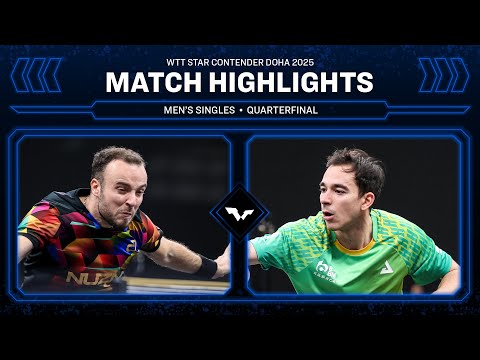 Simon Gauzy vs Hugo Calderano | MS QF | WTT Star Contender Doha 2026