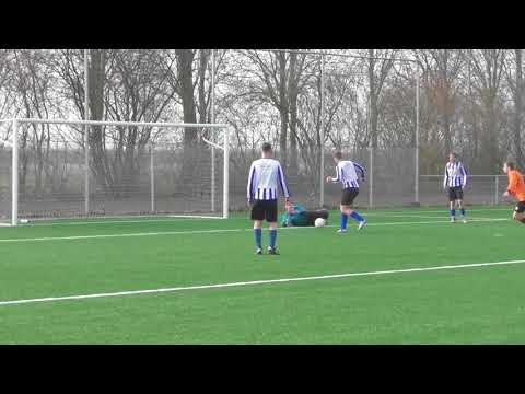 3-3-2018 IJFC 11 - VV De Meern 10 com 5-8  Redding keeper IJFC op inzet Sjoerd