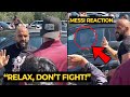 Bodyguard reaction after Messi's fans blocked his car in the parking area | Football News Today