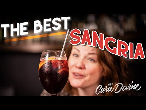 Classic SANGRIA recipe, perfect for festive parties or summertime!