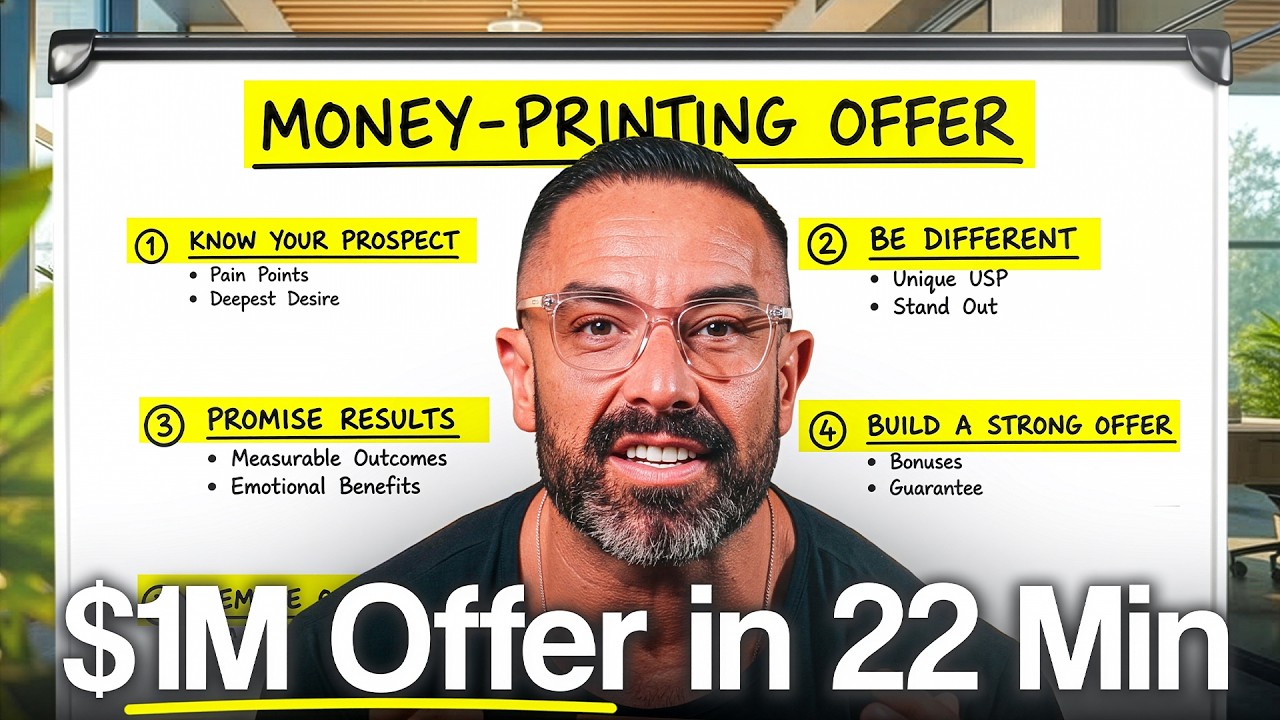 How To Create a Million Dollar Offer in 22 Minutes (Full Framework)