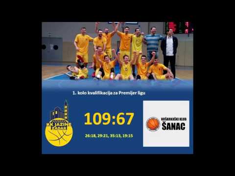 1. kolo kvalifikacija za Premijer ligu Jazine-Arbanasi : Šanac Karlovac