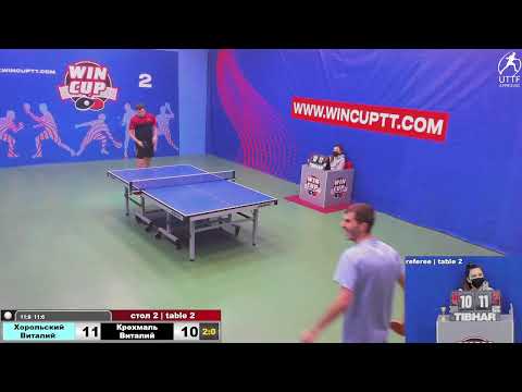 Хорольский Виталий 3-0 Крохмаль Виталий Турнир Восток 4 WIN CUP 03.12.2021. Прямой эфир Зал 2.