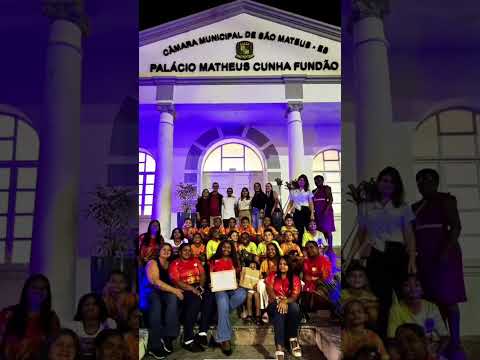 sessão solene da câmara de vereadores de São Mateus Espírito santo, em homenagem ao Professor Inácio