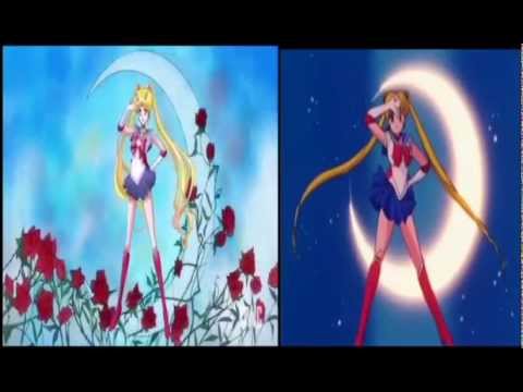 Sailor Moon Transformation Comparison