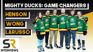 Garette Ratliff Henson, Justin Wong & Vincent LaRusso Interview: Mighty Ducks video