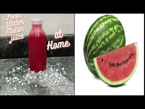How to make The BEST Fresh Watermelon Juice Step By Step