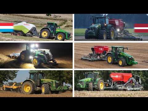 John Deere 8000 Series in action | 8300 // 8530 // 8370R // 8R340 //8R410 | Luxembourg & Latvia