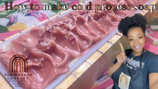 How to make cold process soap detailed video | For Us Soap Company