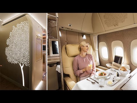 Aircraft interior designs: Take a look inside the world's largest plane - Compilation