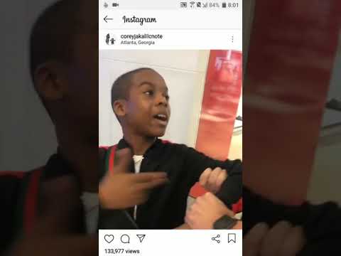 Actual video of lil c note @mall being detained.