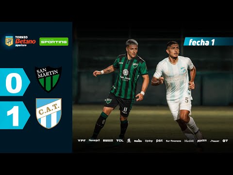 SAN MARTÍN DE SAN JUAN 0 - 1 ATLÉTICO TUCUMÁN I Resumen del partido | #TorneoBetano Apertura 2025