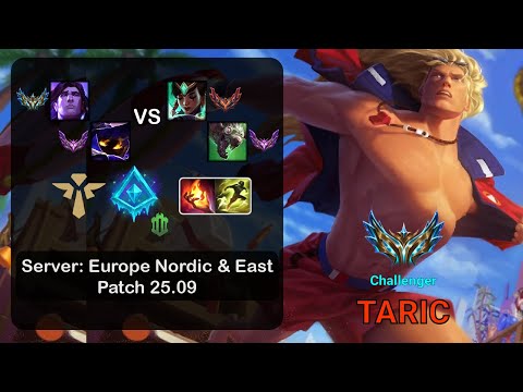 Taric Support + Veigar vs Karma + Twitch - EUNE Challenger - Patch 25.09