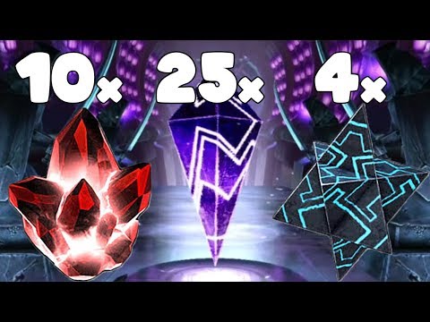 4x 6* Crystals, 10x 5* Crystals, 25x Cavalier Crystal Opening & MORE - Marvel Contest of Champions