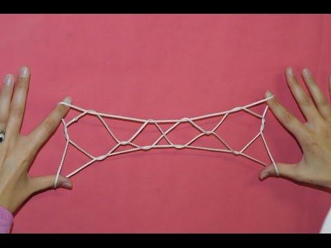 Fadenspiel - Brücke bauen - Tutorial (Jacob's ladder / diadem)