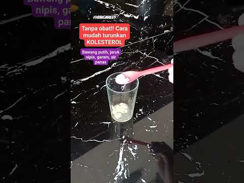 TANPA OBAT ‼️ CARA MUDAH MENURUNKAN KOLESTEROL #food #shorts #obatherbal #tips