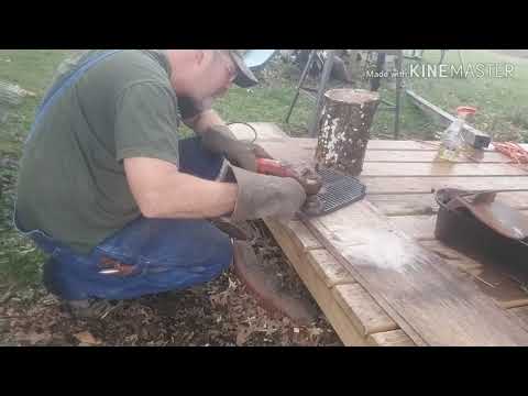 Restoring a very rusty cast iron Hibachi grill
