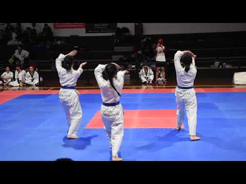Blue Belt Team Poomsae MU (WTF Taekwondo - 2018 Australian Uni Nationals)