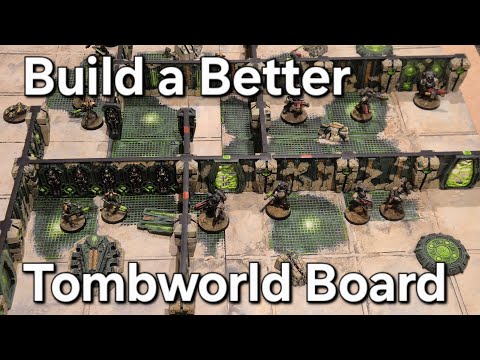 Build a Textured Board for Kill Team Tombworld Warhammer 40k 