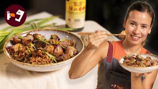 Berenjenas Sichuan crujientes y picantes