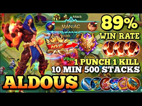 ALDOUS BEST BUILD | ALDOUS BEST BUILD 2020 | TOP 1 GLOBAL ALDOUS | MOBILE LEGENDS