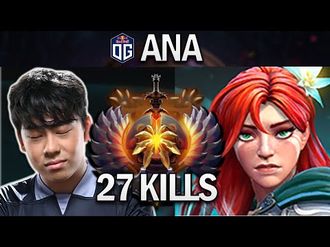 OG.ANA WINDRANGER WITH 27 KILLS - DOTA 2 PRO GAMEPLAY