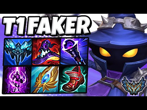 T1 Faker VEIGAR vs AHRI [ MID ] Patch 12.11 Korea Challenger ✅