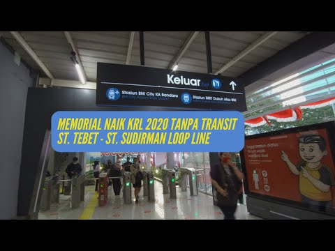 Sebelum ada SO+5 Commuter Route Stasiun Tebet Hingga Stasiun Sudirman Tanpa Transit | REWIND 2020