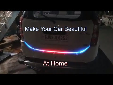 Make LED lights for car interiors (dickey light) Video